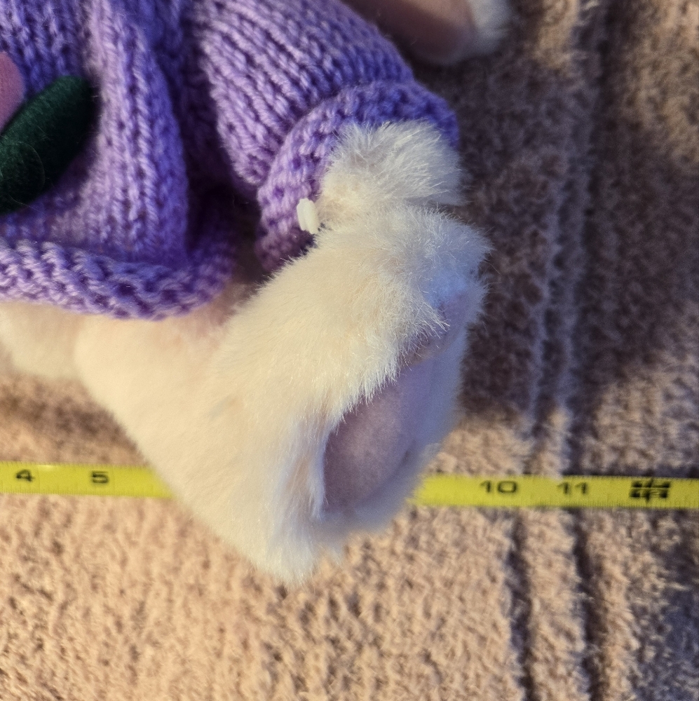 Plush Easter Rabbit  9 1/2" - Picture 6 of 6